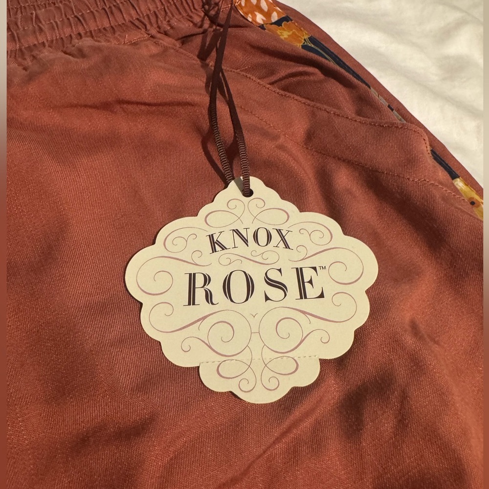 Knox Rose Terracotta Joggers with Patterned Stripes size XXL - Picture 3 of 5